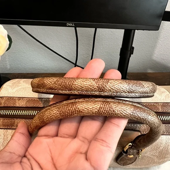 Coach Rowan in Blocked Signature Canvas - Picture 6 of 7